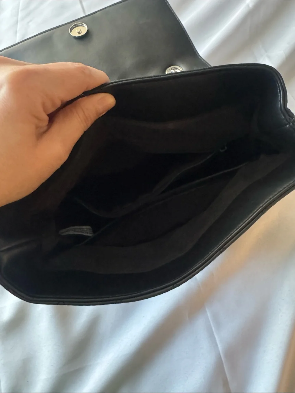 Nine West Black Quilted Backpack